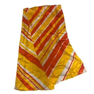 Vintage ECHO Seidentuch - 100% Seide Made in Japan - Gelb Orange Abstrakt - Bild 1 von 8