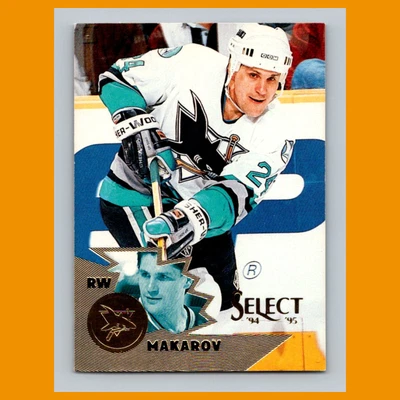Sergei Makarov #8 1994 Select San Jose Sharks Hockey Card NHL NM - Image 1 of 3