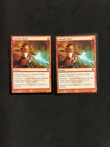 Galvanic Blast x2 [Scars of Mirrodin]  Magic MTG Cards LP - Picture 1 of 2