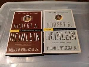 GB288 Robert A. Heinlein The Authorized Biography 1 2 Volume HCs SciFi Hardcover - Picture 1 of 3