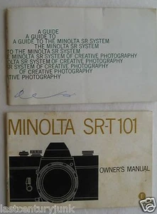 3 Piece Lot Camera Brochure's  For The Minolta SR-T 101 - Picture 1 of 8