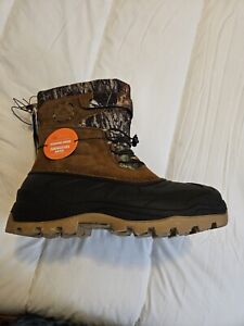 Ozark Trail  Men's Winter Pack Boot  Camo  Size 10  New with Tags Mossy Oak