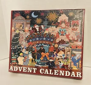 Calendario dell'Avvento 1000 Pezzi Puzzle Conto alla Rovescia per Decorazioni Natalizie Nuovo - Foto 1 di 24