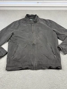 Rodd & Gunn The Jack Jacket Mens XL / 2XL* Bracken Gray Canvas Quilt Lined Italy - Picture 1 of 13