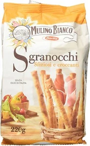 Mulino Bianco Grissini Sgranocchi Croccanti Perfetti come Snack, 220 g - Imagen 1 de 2