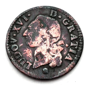 FRANCE 1 SOL 1787 K KM#578.8 (Bordeaux) Louis XVI. E2.3 - Picture 1 of 2