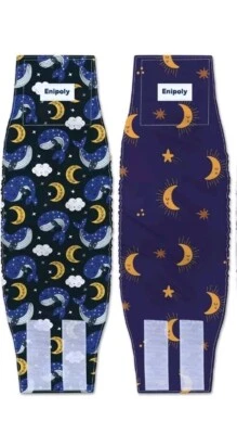  Paquete de 2 pañales lavables para perros hembra (cintura M/16-20"), envolturas reutilizables premium para perros Foto 1 de 4