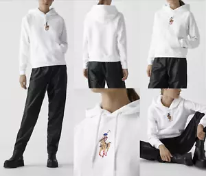 Polo Ralph Lauren Hooded Sweatshirt Sweater Jumper Pullover Hoodie Pony M - Picture 1 of 24