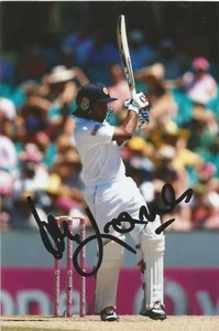 SRI LANKA CRICKET: MAHELA JAYAWARDENE SIGNED 6x4 TEST ACTION PHOTO+COA - Picture 1 of 1