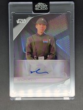 Star Wars Topps Chrome Black 2023 VALIN HESS AUTOGRAPH Cards