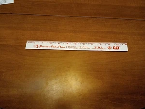 Vintage 1990s Caterpillar Ruler 1ft Pressed Styrofoam Unique Item FBI Rare USA  - Picture 1 of 13