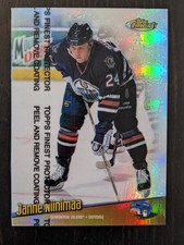 1998-99 TOPPS FINEST JANNE NIINIMAA #108 REFRACTOR