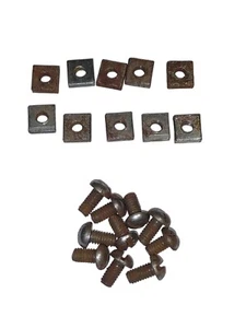 THE CONSTRUCTIONEER building toy kit 10 screws & nuts lot Urbana Ohio Mfg. - Picture 1 of 1