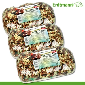 Erdtmanns 3 x 900 g Eichhörnchenfutter Big Pack Wildtierfutter Wildvogelfutter - Bild 1 von 1
