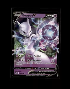 Mewtwo Mew Pokémon Card! Holo/Reverse Holo Ex Rare V Vmax GX Full Art Cards! - Picture 1 of 95