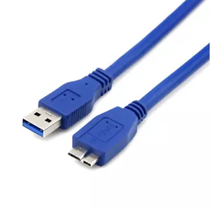 33CM USB 3.0 Male Type A to Micro B Male Cable Cord For External Hard Drive HDD - Picture 1 of 3