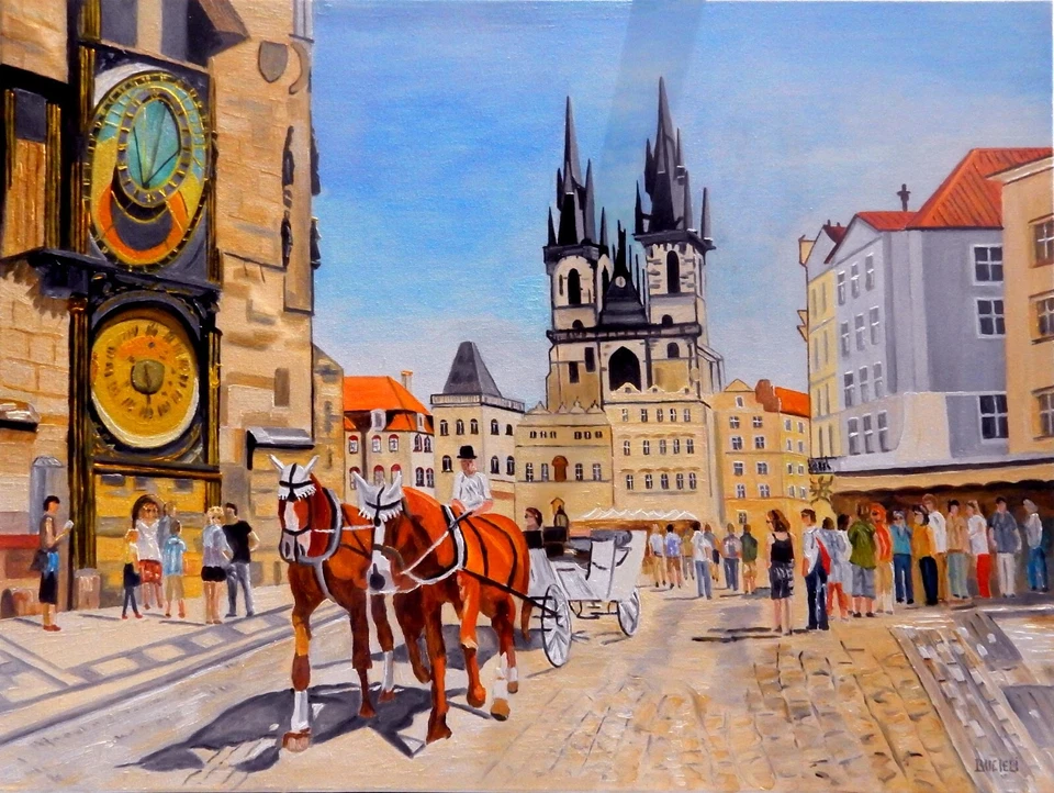 HST   Pragues   place de l'horloge - Photo 1/1