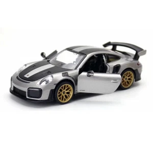 1/32 Porsche 911 GT2 RS Modellauto Diecast Spielzeug fur Männer Kind Junge Grau - Picture 1 of 5