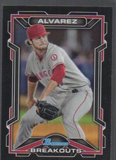 R.J. ALVAREZ  2013 BOWMAN DRAFT BREAKOUTS CARD #BSB-RA