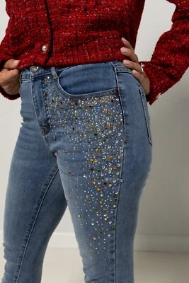 Vaqueros marca tribal estrás nuevos con etiquetas Foto 1 de 4