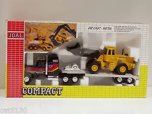 Volvo BM L160 Loader w/ Tractor Trailer - 1/50 - Joal #324 - MIB - Picture 1 of 1