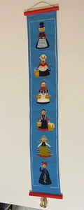 Vintage Wandbehang Glockenzug Aase OG Preben Jangaard handbedruckt Dänemark - Bild 1 von 8