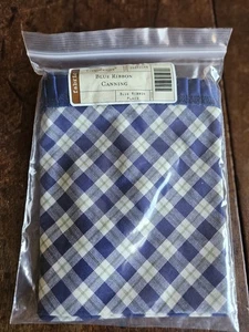 Longaberger Einlage blau kariert für Einmachkorb mit blauem Band - Bild 1 von 3