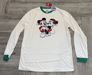 Disney Jammies Families Large Tall Micro Fleece Pyjama Oberteil Mickey Mouse Minnie - Bild 1 von 3