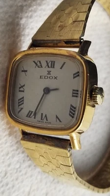 Reloj Edox Vintage Mujer - Hecho en Suiza - Reloj Funcionando. Foto 1 de 4