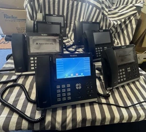 Yealink VOIP Desktop Phone Bundle, 7 x Yealink T48U Phones/Handsets - USED - Picture 1 of 9
