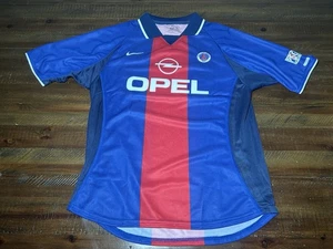Camiseta de fútbol vintage Paris Saint-Germain PSG Nike Francia talla XL UK Ope - Imagen 1 de 10