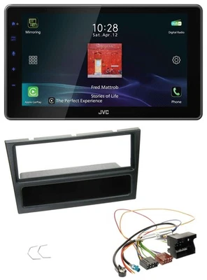 JVC DAB MP3 Bluetooth USB Autoradio für Opel Agila Combo Corsa C Omega B Vivaro - Bild 1 von 4