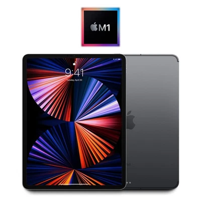 2021 Apple iPad Pro 5 256GB WiFi/Cellular 90%+ Battery (Gray) A2379 w/Warranty - Image 1 of 3