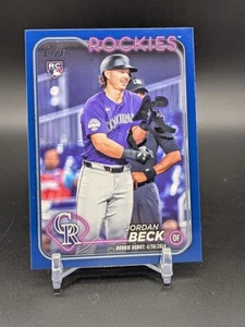 Jordan Beck 2024 Topps Actualización Azul Paralelo #US198 - Imagen 1 de 2