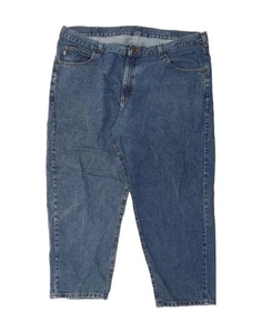L.L.BEAN Mens Relaxed Fit Straight Jeans W42 L29 Blue Cotton AP08 - Picture 1 of 3