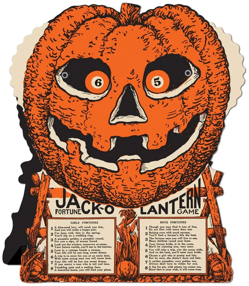 Juego de Rueda de la Fortuna Hllwn J-O-L de Colección Tamaño 9" x 71/2" para Halloween - Beistle Foto 1 de 1