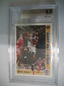 MICHAEL JORDAN 1991-92 Upper Deck #69 BGS NM-MT+ 8,5 Bulls - Foto 1 di 1