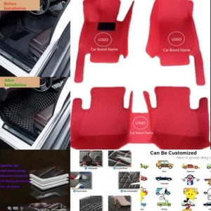 For Honda Car Floor Mats All Models Anti-slip Waterproof Pu Leather Front & Rear - Imagen 1 de 23