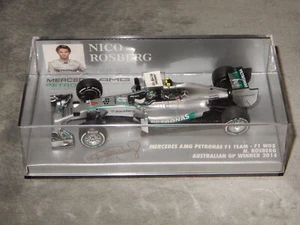 1:43 MINICHAMPS Mercedes W05 N.Rosberg Austalia Gp 2014 MINICHAMPS 410140006 Ov - Picture 1 of 1