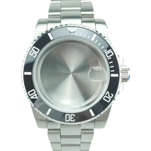 40mm 5ATM sapphire crystal watch case ceramic bezel Fit 2813 Miyota 8215 movment - Picture 1 of 6