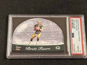 2000 Pacific Prism Prospects Brett Favre SNO-GLOBE PSA 8 NM-MT Card #7 Packers - Picture 1 of 5