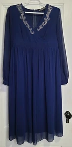 ASOS Little Mistress Maternity Dress Jewel Neckline size 6 Wedding Formal Party - Picture 1 of 14