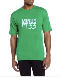 Minus 33 Herren XL grün leichtes Merinoholics Logo Grafik T-Shirt 100% Merino - Bild 1 von 3