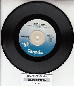 BLONDIE Heart Of Glass 7" 45 rpm vinyl record BRAND NEW + juke box tile strip - Picture 1 of 1