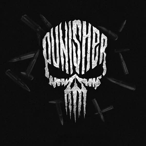 The Punisher 3D gedruckte individuelle Kopfskulptur unbemalt - Bild 1 von 5