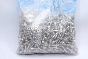 (500-Pk) Cinch Uninsulated Hex Body Threaded Banana Plug Connector Nickel Silver - Picture 1 of 4