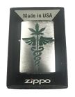 Zippo Custom Lighter - Medical Marijuana Weed Pot Leaf Symbol Design