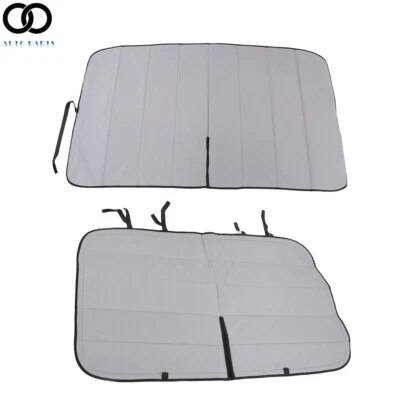 Right Passanger&Front Window Cover Set Silver For 2015-2022 Ford Transit Van - Image 1 of 4