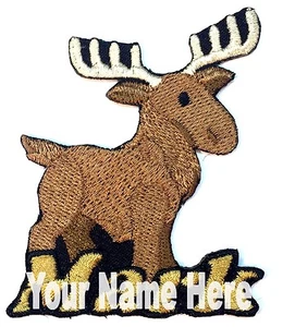 Moose Patch Personalized Custom Iron-on - Picture 1 of 2