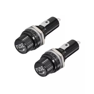 15mm Thread Screw Cap Panel Mounted 6x30mm Fuse Holder AC 125V/15A 250V/10A 2Pcs - Picture 1 of 3